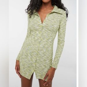 Space-Dye Polo Dress